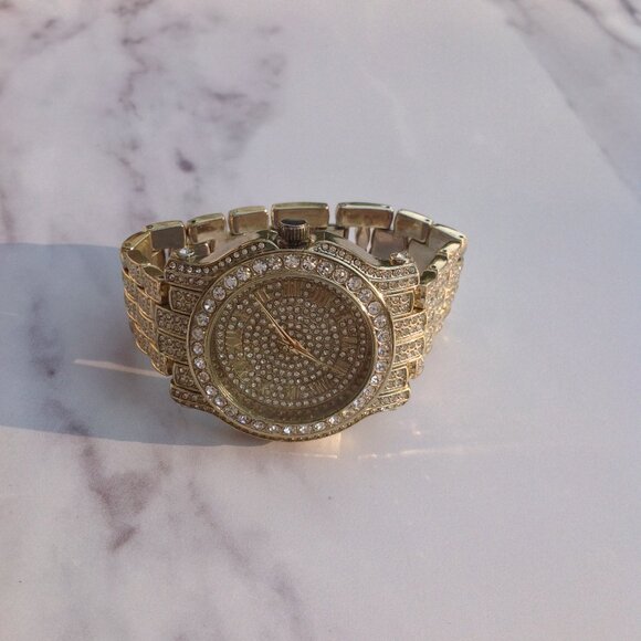 Techno Pave Watch Blingout Blinding Boyfriend Chiunky main image 5